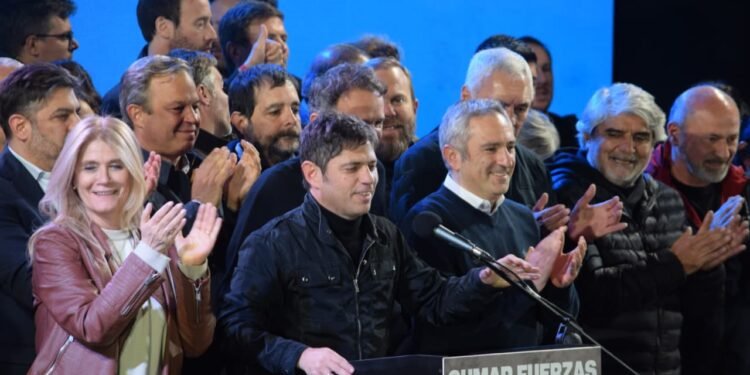 Kicillof celebra triunfo de Fuerza Patria como victoria del peronismo