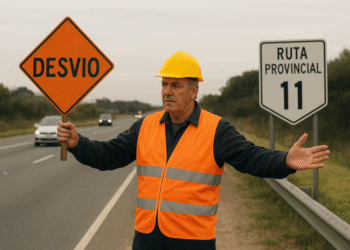 Desvío en la Autovía Ruta Provincial 11 afecta el tránsito hacia Pinamar