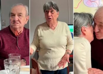 Una abuela sorprende a su pareja con un pedido de casamiento tras 57 años