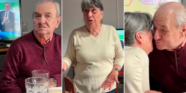 Una abuela sorprende a su pareja con un pedido de casamiento tras 57 años