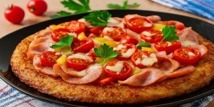 La nueva pizza con base de papa sorprende por su sabor y facilidad