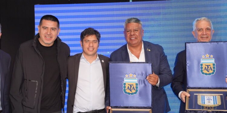 Kicillof y AFA presentan plan para convertir Estadio Único en casa del fútbol