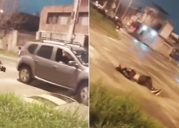 Vecinos de San Justo arrastran a sospechoso de robo en un hecho de justicia por mano propia