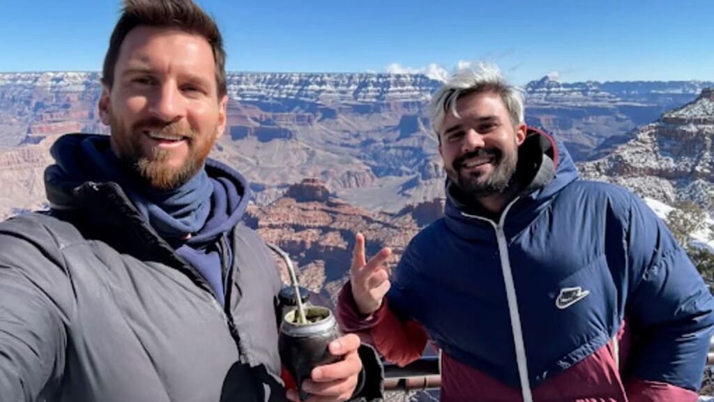 Un joven argentino convierte vacaciones en EE.UU. en fenómeno viral con Messi