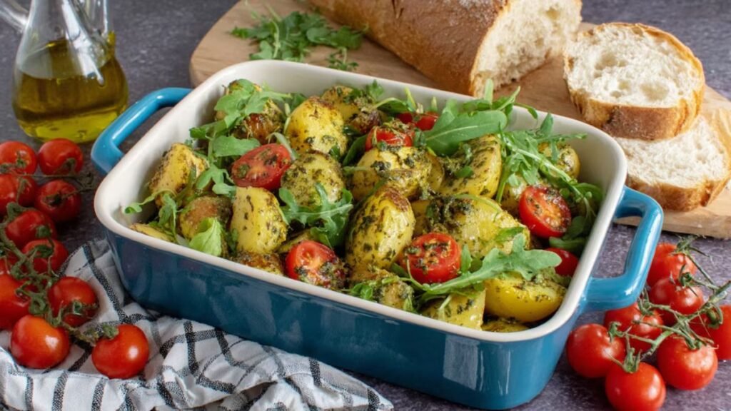 La ensalada de papas con pesto: el acompañamiento nutritivo ideal
