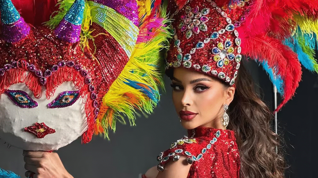 Elena Mateo deslumbró en Miss Grand Internacional con traje del carnaval jujeño