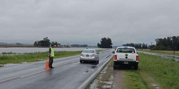 Crecida del arroyo El Crespo genera peligro en la Ruta 226 entre Balcarce y Tandil