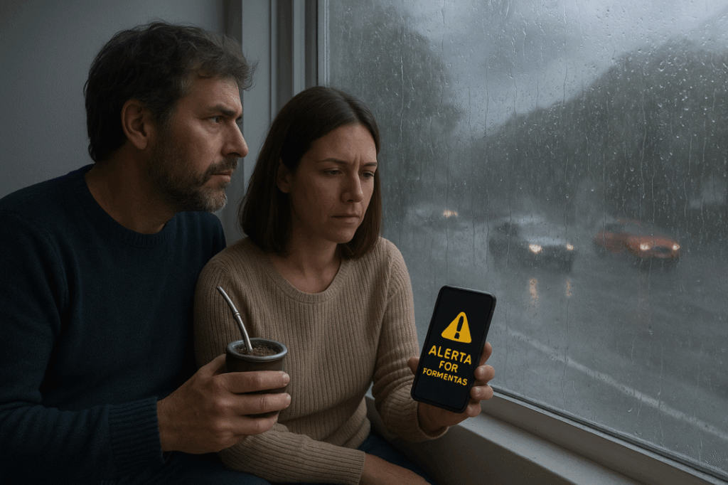 Alerta amarilla por tormentas fuertes afecta gran parte de la Provincia de Buenos Aires