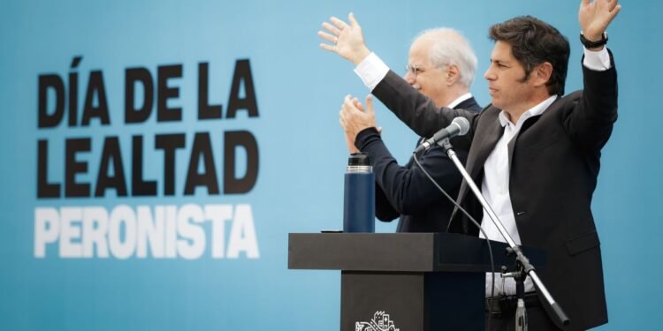 Kicillof en San Vicente: el peronismo contra la crisis y Milei