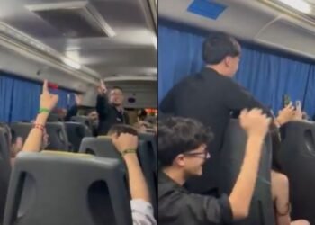 Egresados entonan cánticos antisemitas y desatan controversia en viaje escolar