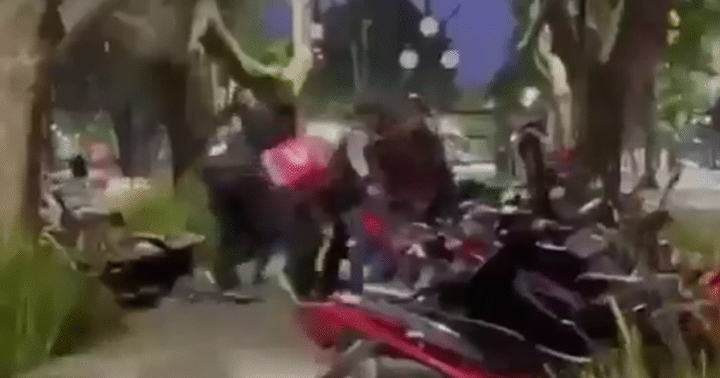 Hells Angels y trapitos protagonizan batalla campal en La Plata
