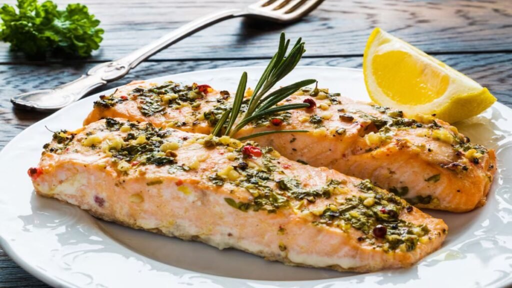 Salmón al horno con pesto: receta fácil y nutritiva para disfrutar en casa