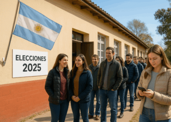 Bonaerenses votan en un día de buen clima, tras lluvias complicadas el sábado anterior