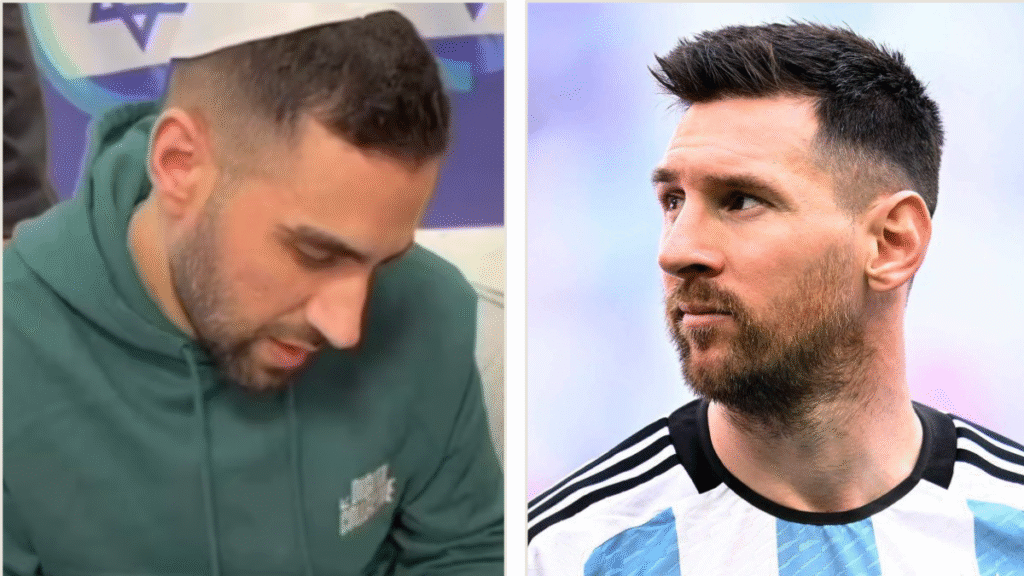 Lionel Messi emociona a rehenes liberados con camisetas de la selección