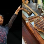 La gimnasta estadounidense disfruta de un asado en Don Julio, Palermo