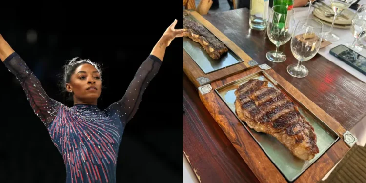 La gimnasta estadounidense disfruta de un asado en Don Julio, Palermo