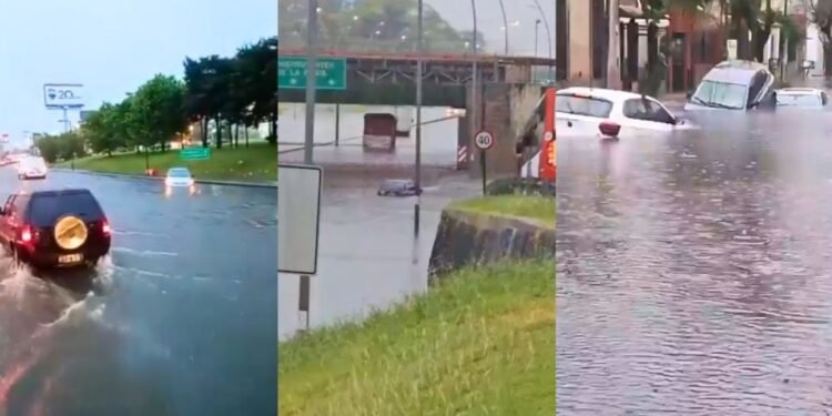 Caos en el AMBA: calles anegadas y 35 mil sin luz tras tormenta intensa