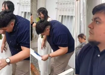 Novio acaba en el hospital tras inusual lluvia de arroz en su boda