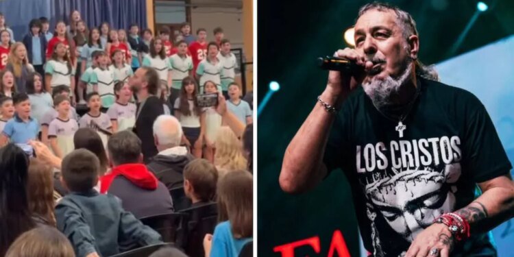 El Mono de Kapanga celebró a alumnos de Emaús y su video se volvió un fenómeno viral