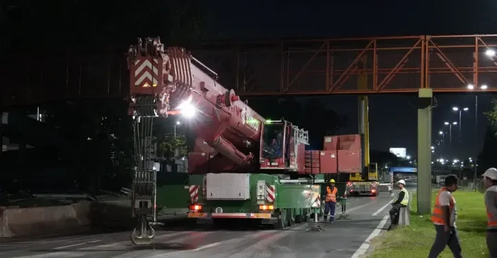 Corte nocturno en Dellepiane por obras: desvíos y nueva autopista parque a la vista