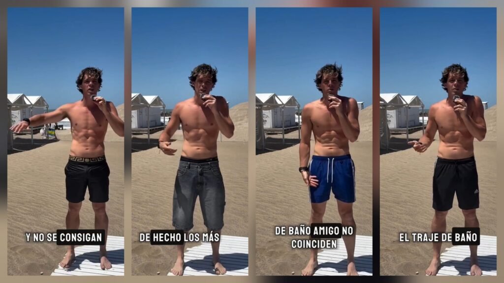 Santiago Maratea denuncia la falta de trajes de baño largos para hombres en verano