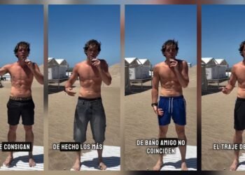 Santiago Maratea denuncia la falta de trajes de baño largos para hombres en verano