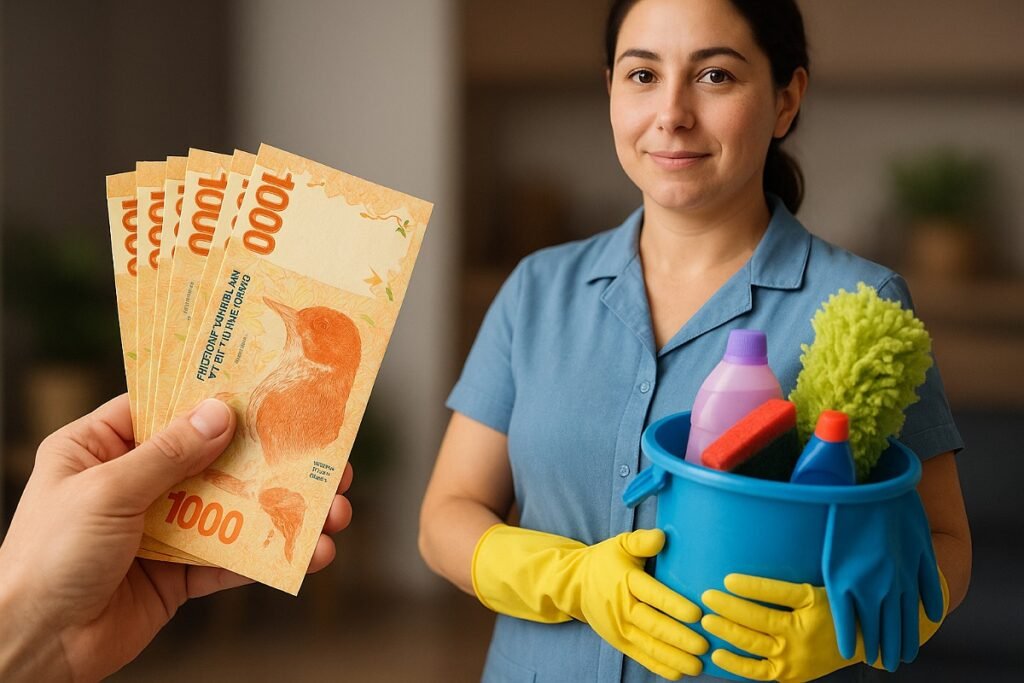 Incremento salarial y bono extraordinario para trabajadoras de casas particulares