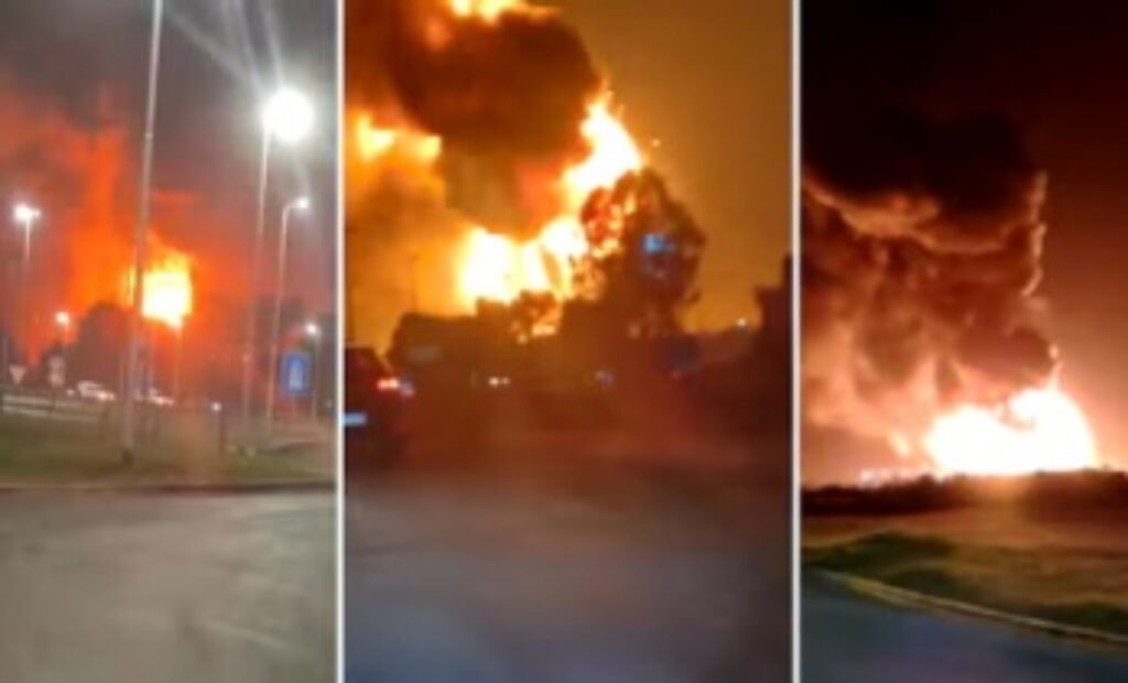 Explosión en Polo Industrial de Ezeiza: un incendio masivo desata el caos y la evacuación preventiva