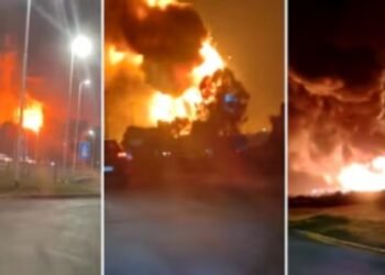 Explosión en Polo Industrial de Ezeiza: un incendio masivo desata el caos y la evacuación preventiva