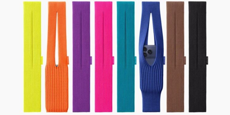 Apple lanza el iPhone Pocket, un accesorio exclusivo diseñado en colaboración con Issey Miyake