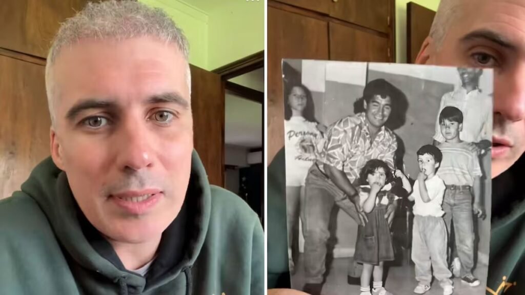Pablo Viti recupera foto de infancia con Maradona tras 30 años de búsqueda