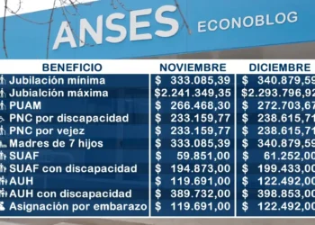 Anses confirma aumento en jubilaciones, pensiones y AUH para diciembre de 2025