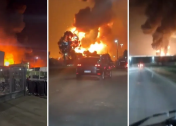 Incendio arrasa planta de agroquímicos en Ezeiza y genera alarma en la región metropolitana