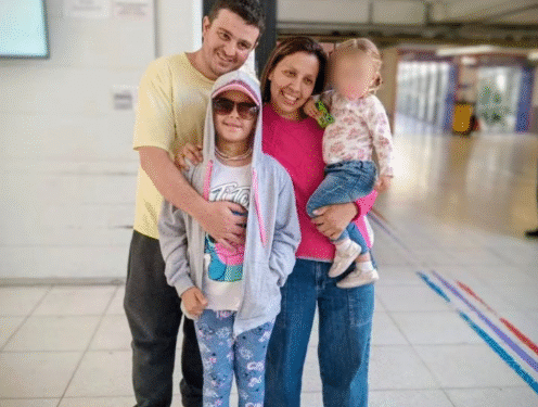 Catalina Maglio regresó a Fontezuela tras su recuperación en el Garrahan