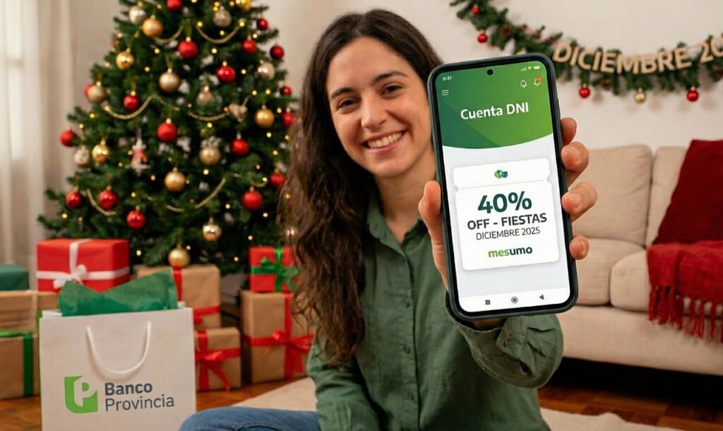 Aprovechá descuentos de hasta el 40% en tus compras navideñas con Banco Provincia