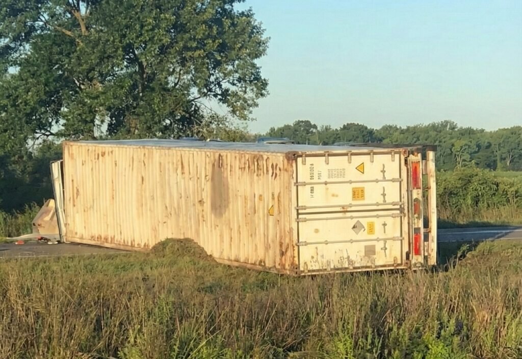 Vuelco de camión en Ruta 2 bloquea el paso hacia Mar del Plata y causa caos en Maipú