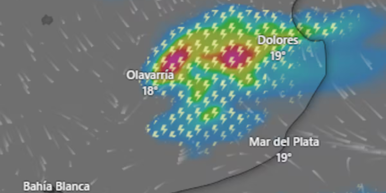 Alerta amarilla por tormentas: precauciones en el centro y sudeste de la Provincia de Buenos Aires