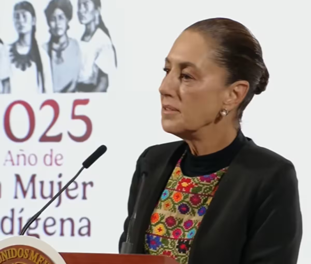 Sheinbaum lanza un dardo a Milei por el pedido de préstamo a EE.UU. durante su discurso