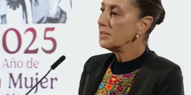 Sheinbaum lanza un dardo a Milei por el pedido de préstamo a EE.UU. durante su discurso