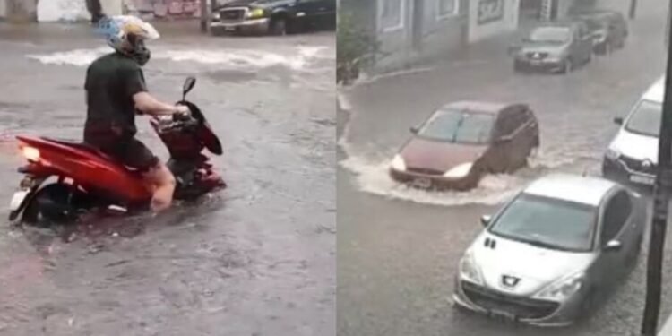 Fuerte tormenta golpea el AMBA: granizo, lluvias intensas y caos en las calles