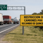 Por el recambio turístico, restringen camiones en rutas clave hacia la Costa Atlántica