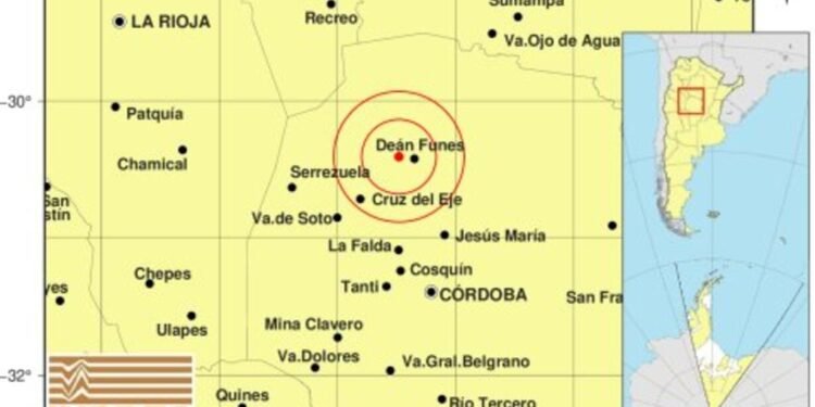Sismo en Córdoba: tembló la tierra cerca de Deán Funes y los vecinos lo sintieron fuerte