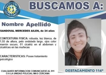 Desesperada búsqueda de una mujer neuquina de 34 años desaparecida en Cipoletti