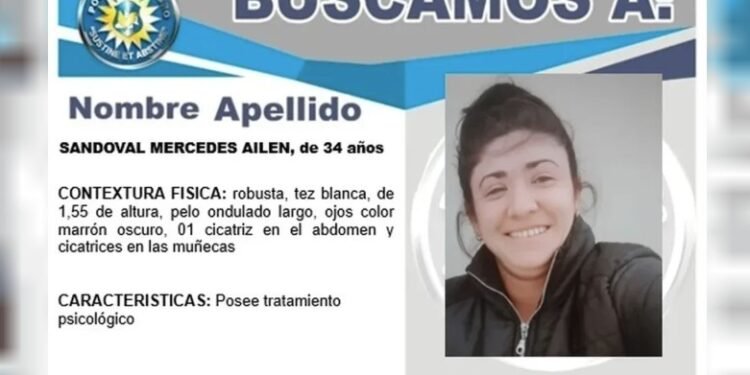 Desesperada búsqueda de una mujer neuquina de 34 años desaparecida en Cipoletti