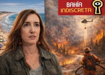 Vacaciones interrumpidas: Villarruel deja la playa para enfrentar incendios en Epuyén