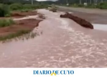 Alerta por lluvias: rutas nacionales en San Juan, bajo riesgo por agua en la calzada