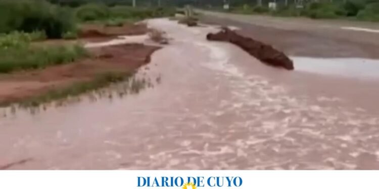 Alerta por lluvias: rutas nacionales en San Juan, bajo riesgo por agua en la calzada