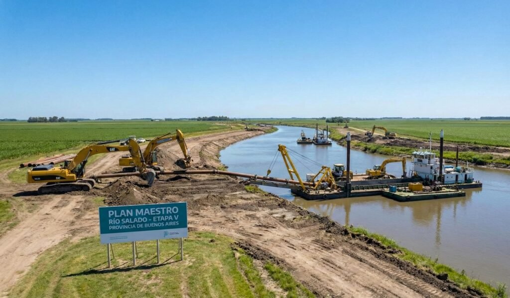 Luz verde para la Etapa V del Río Salado: ¿qué significa para el campo en la Provincia de Buenos Aires?