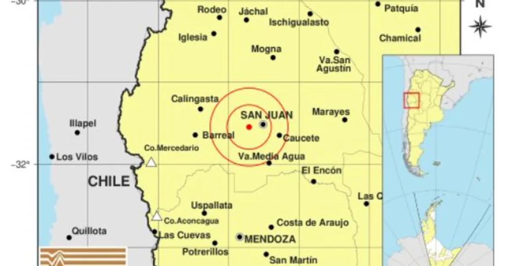 San Juan tembló: un sismo de 3.4º sacudió la noche y alertó a los vecinos