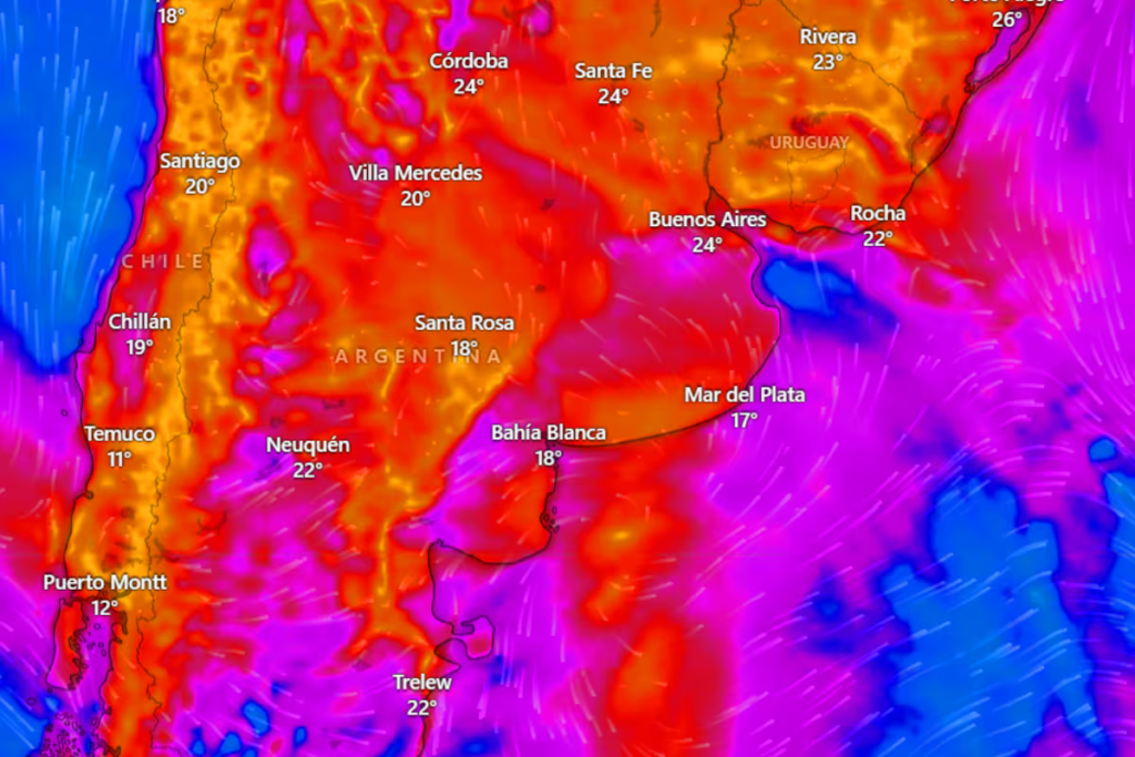 Alivio en la Provincia de Buenos Aires: se esperan lluvias a partir del jueves 15